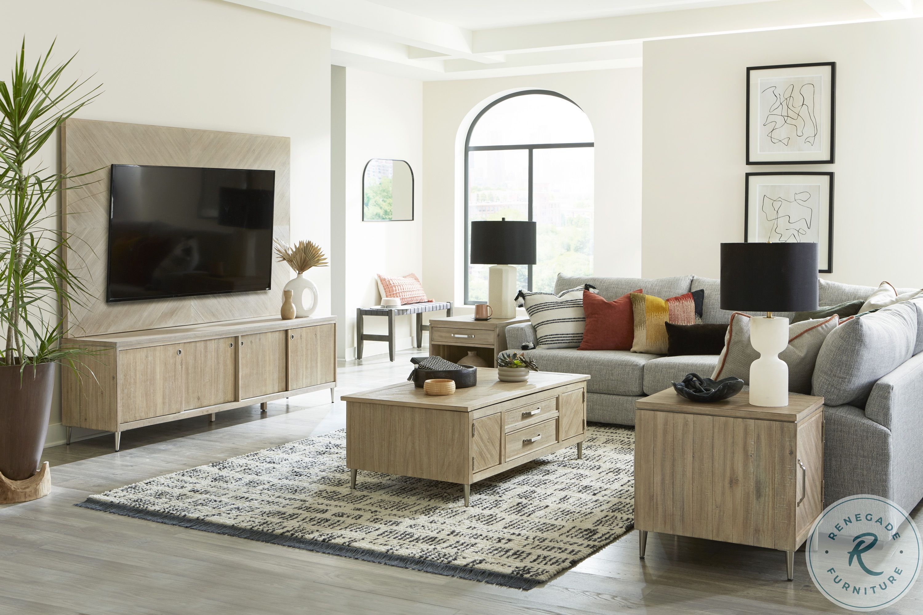 Maddox Biscotti Chairside Table From Aspen Home Coleman Furniture