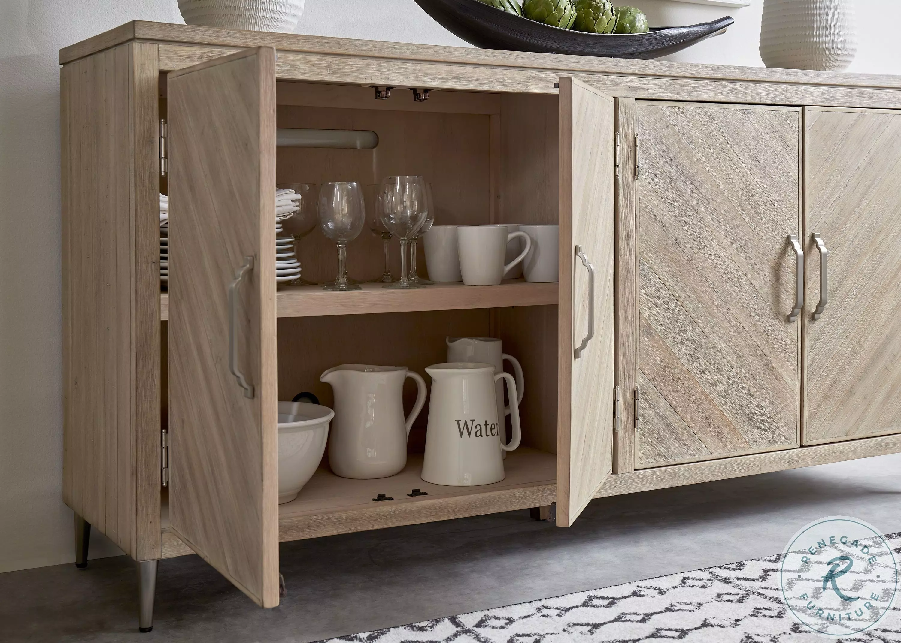 Maddox Biscotti Trestle Dining Room Set from Aspen Home | Coleman