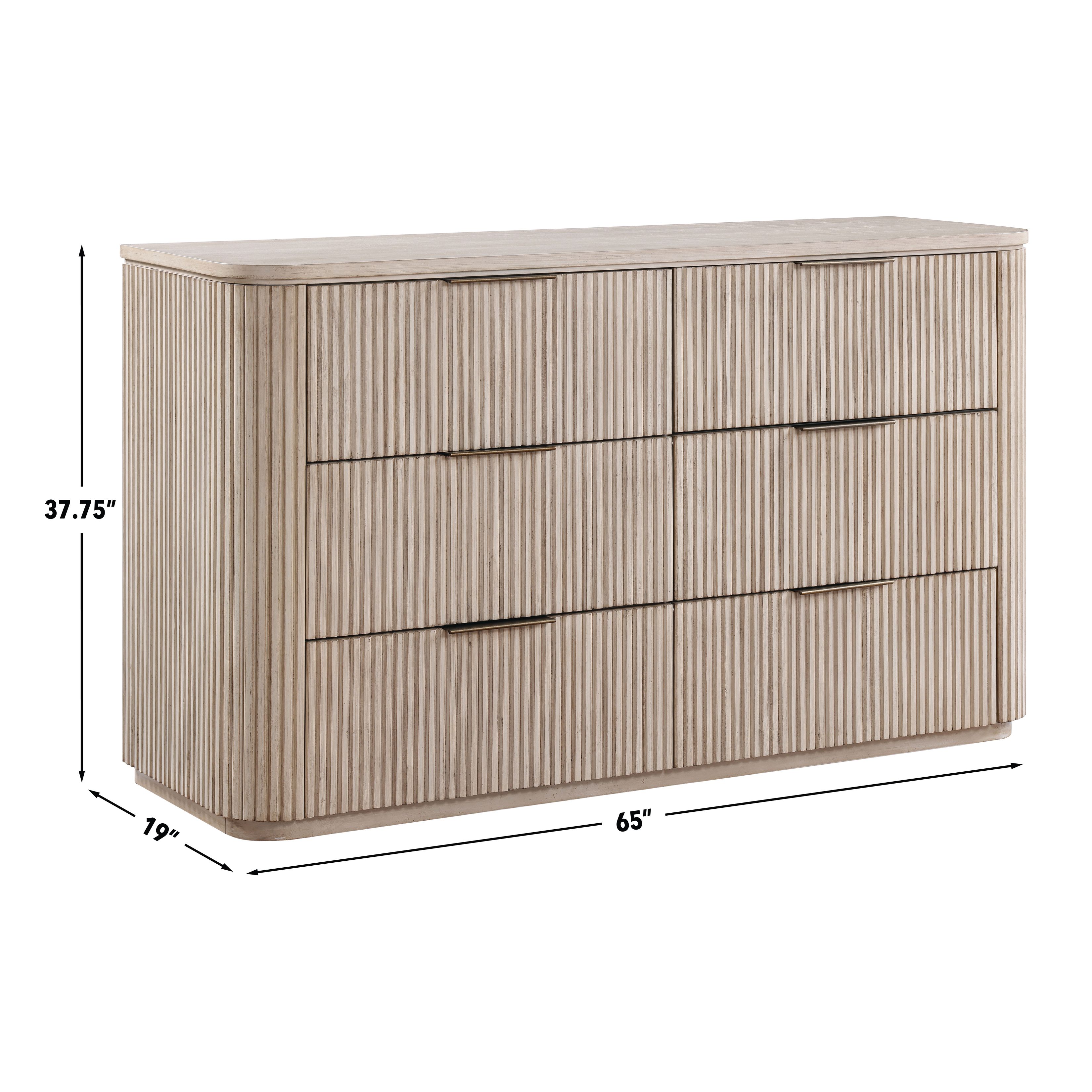 Henry Sand 6 Drawer Dresser