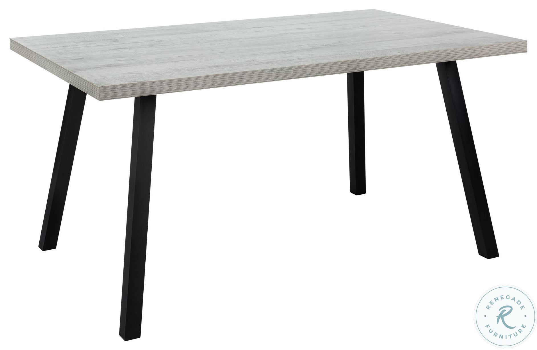 1136 Grey Rectangular Dining Table From Monarch Coleman Furniture