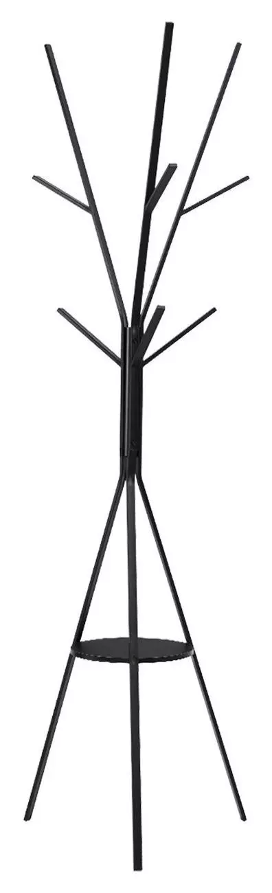 2010 Black 6 Hooks Coat Rack from Monarch | Coleman Furniture