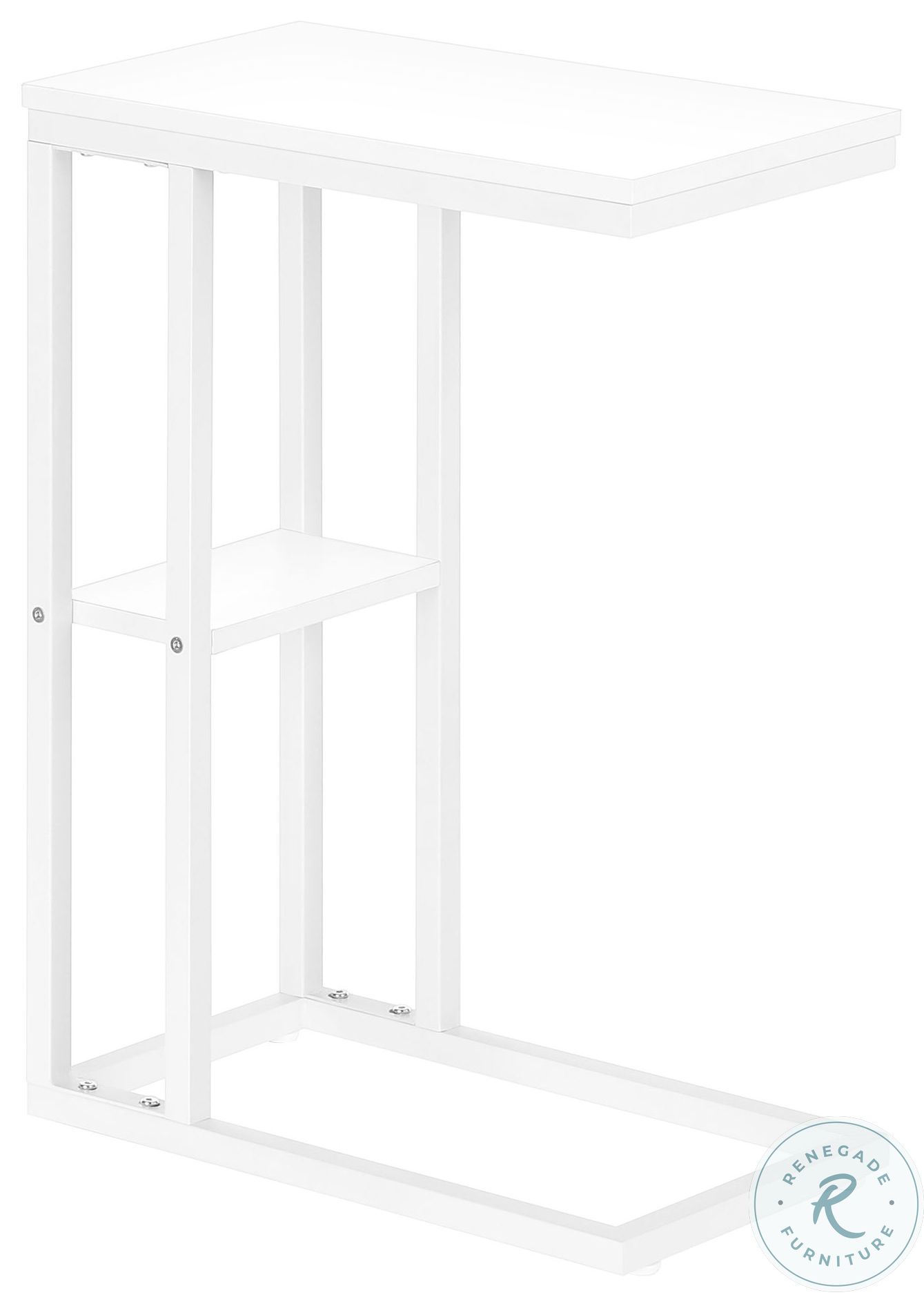 3676 White Accent Table From Monarch Coleman Furniture