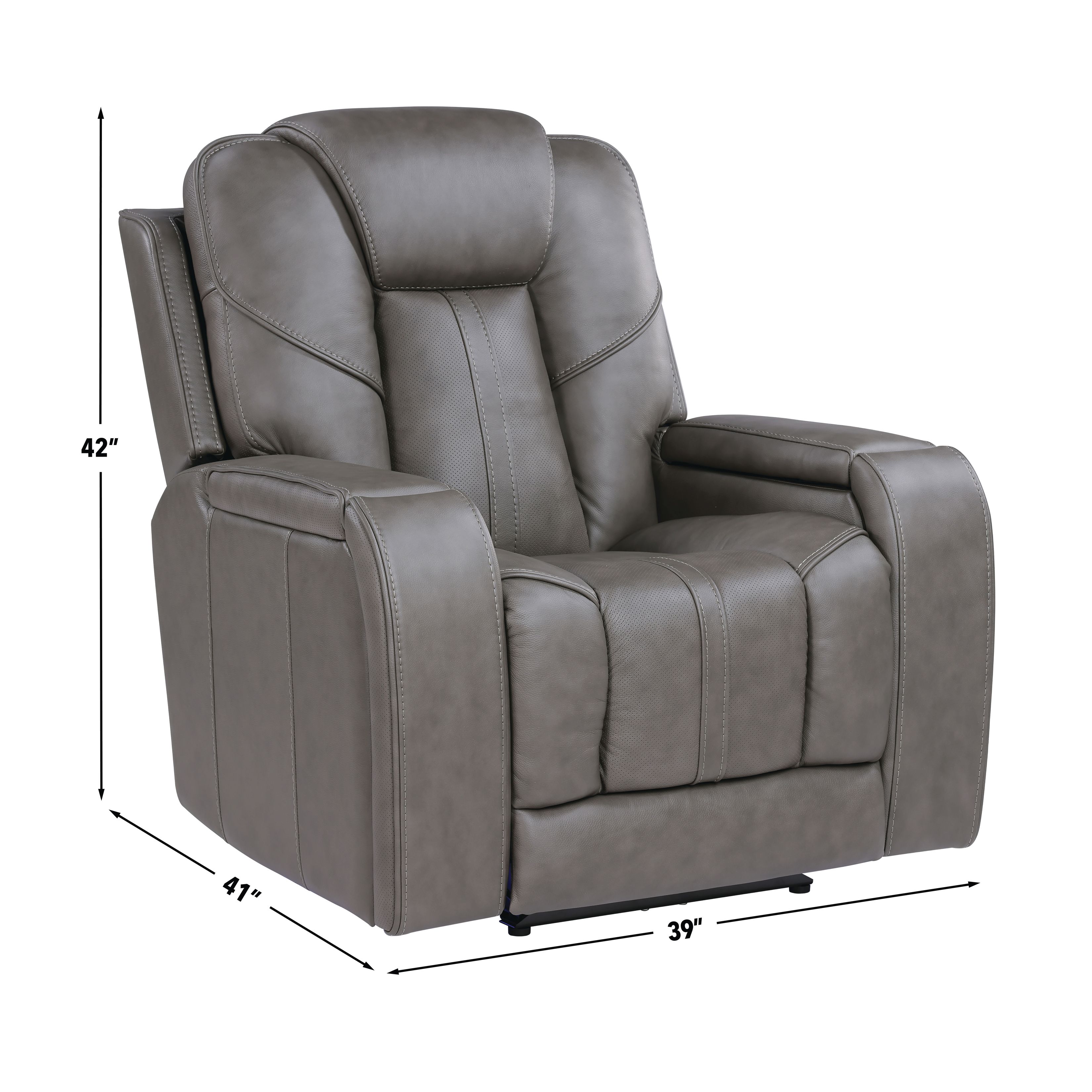 Daniel Gray Triple Power Recliner