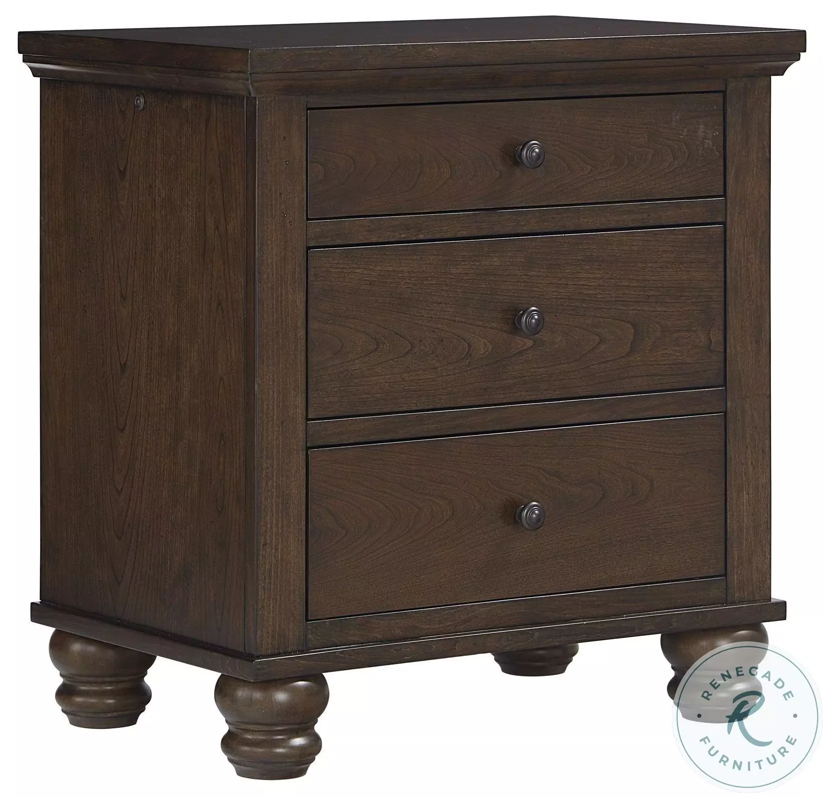 Cambridge Classic Cherry 3 Drawer Nightstand From Aspen Home