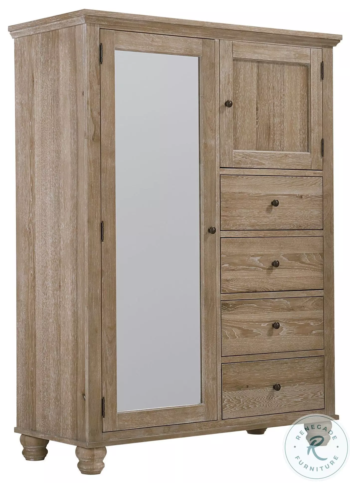 Cambridge Modern Khaki Chiffarobe From Aspen Home | Coleman Furniture