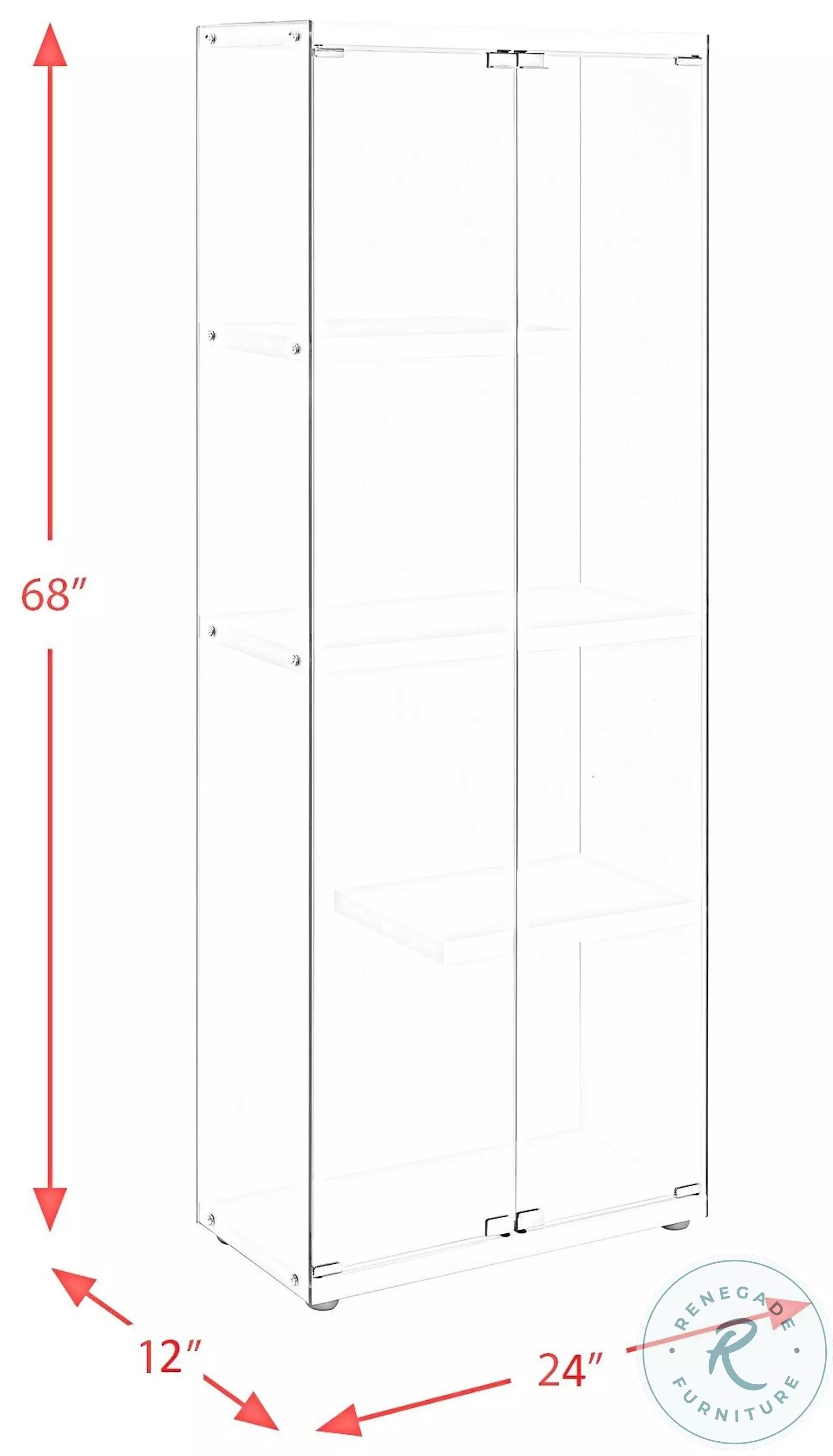 Maxwell Grey Display Cabinet