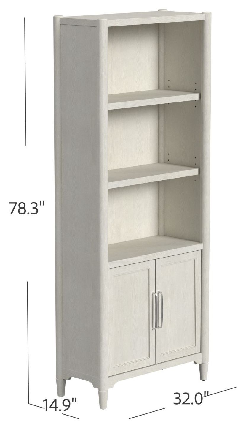 Towne White Door Bookcase