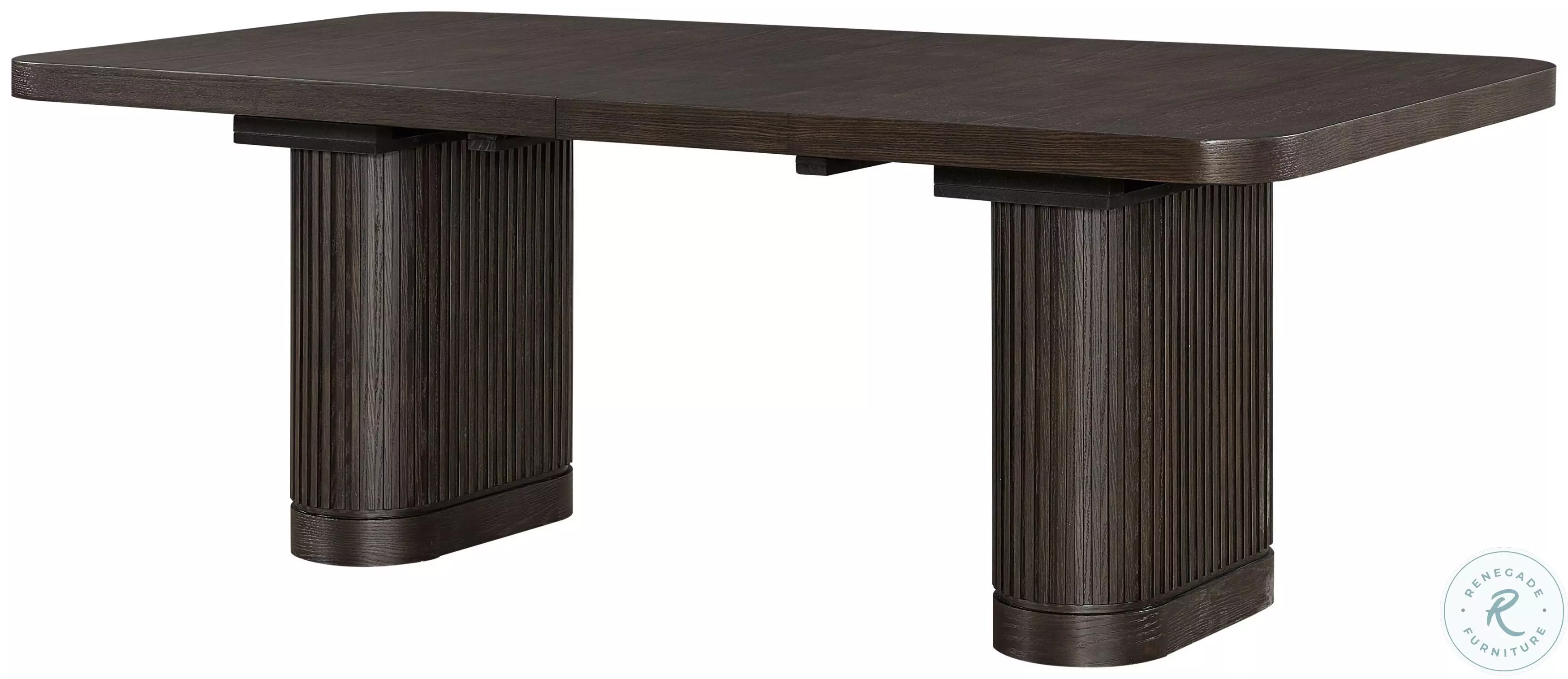 Tulane Dark Chocolate Extendable Rectangular Dining Table From