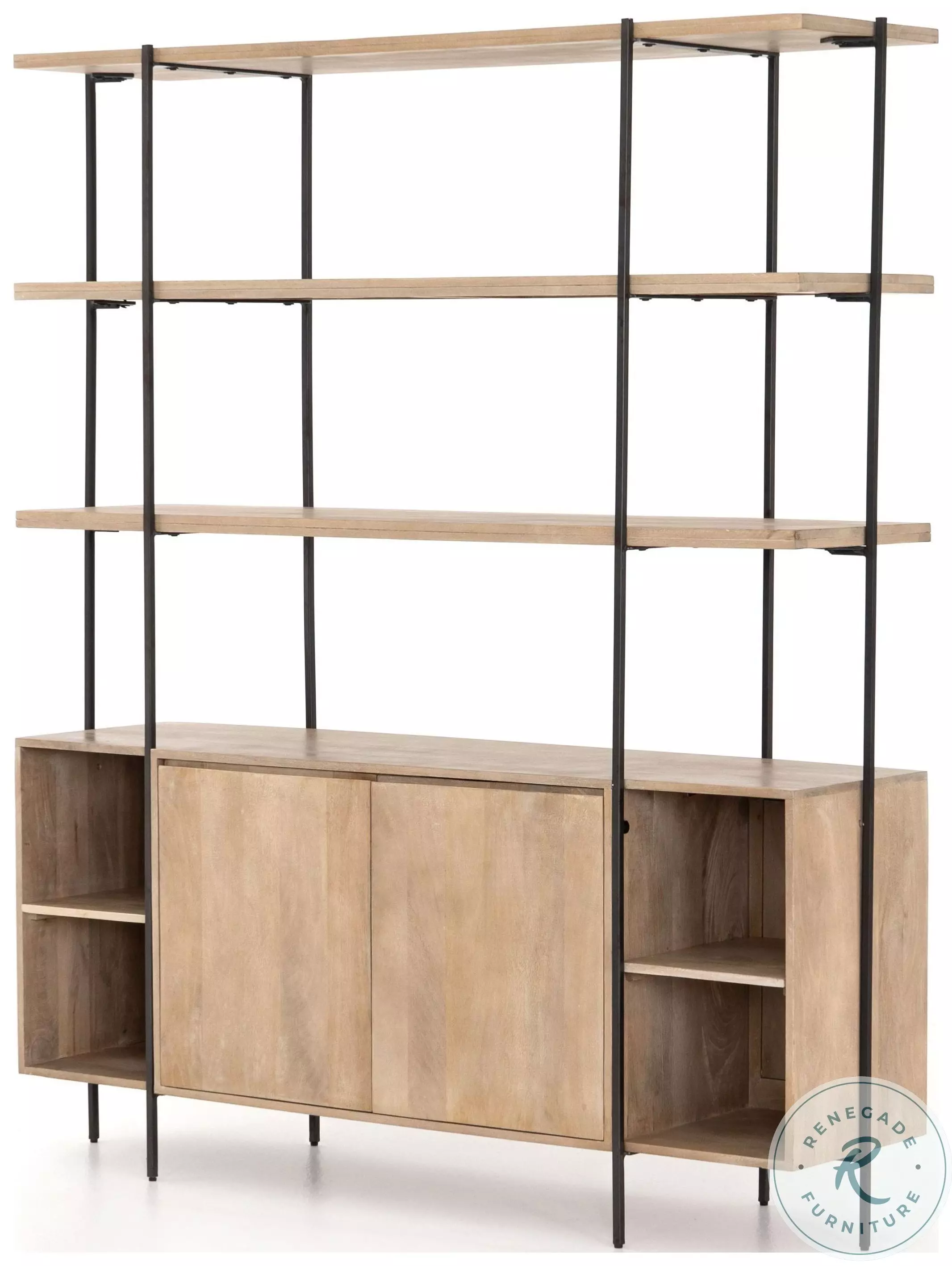 Elena Natural Mango Sideboard With Hutch From Home Gallery Stores