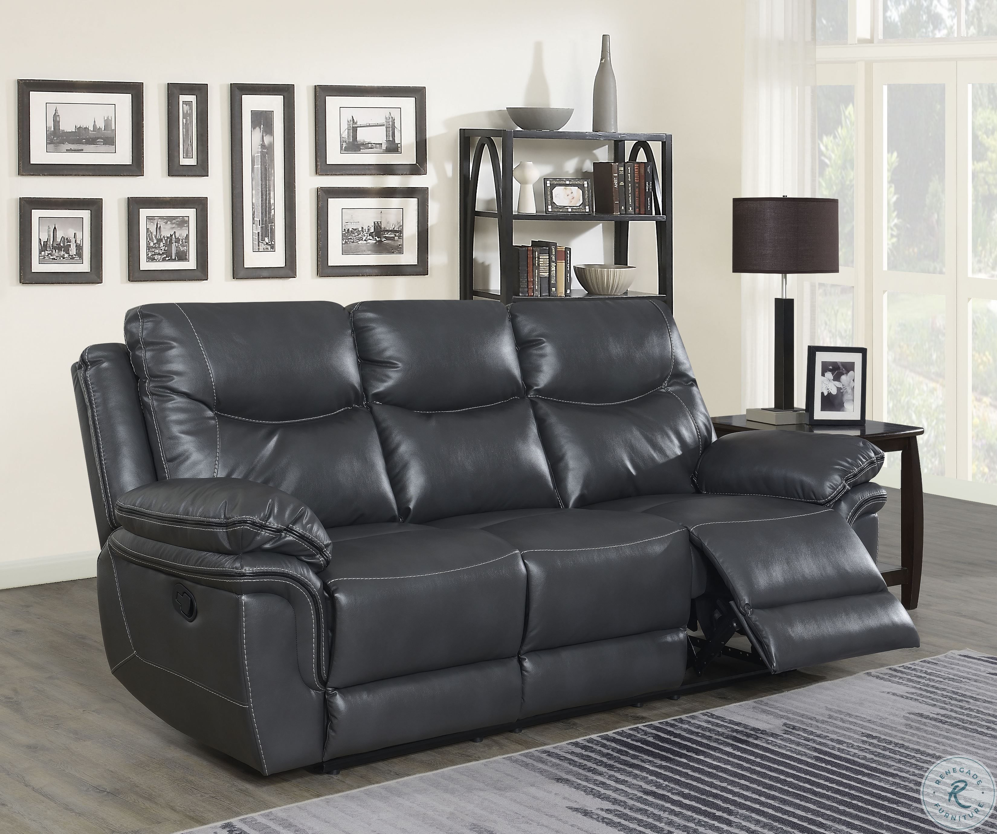 Isabella Grey Reclining Living Room Set from Steve Silver Coleman