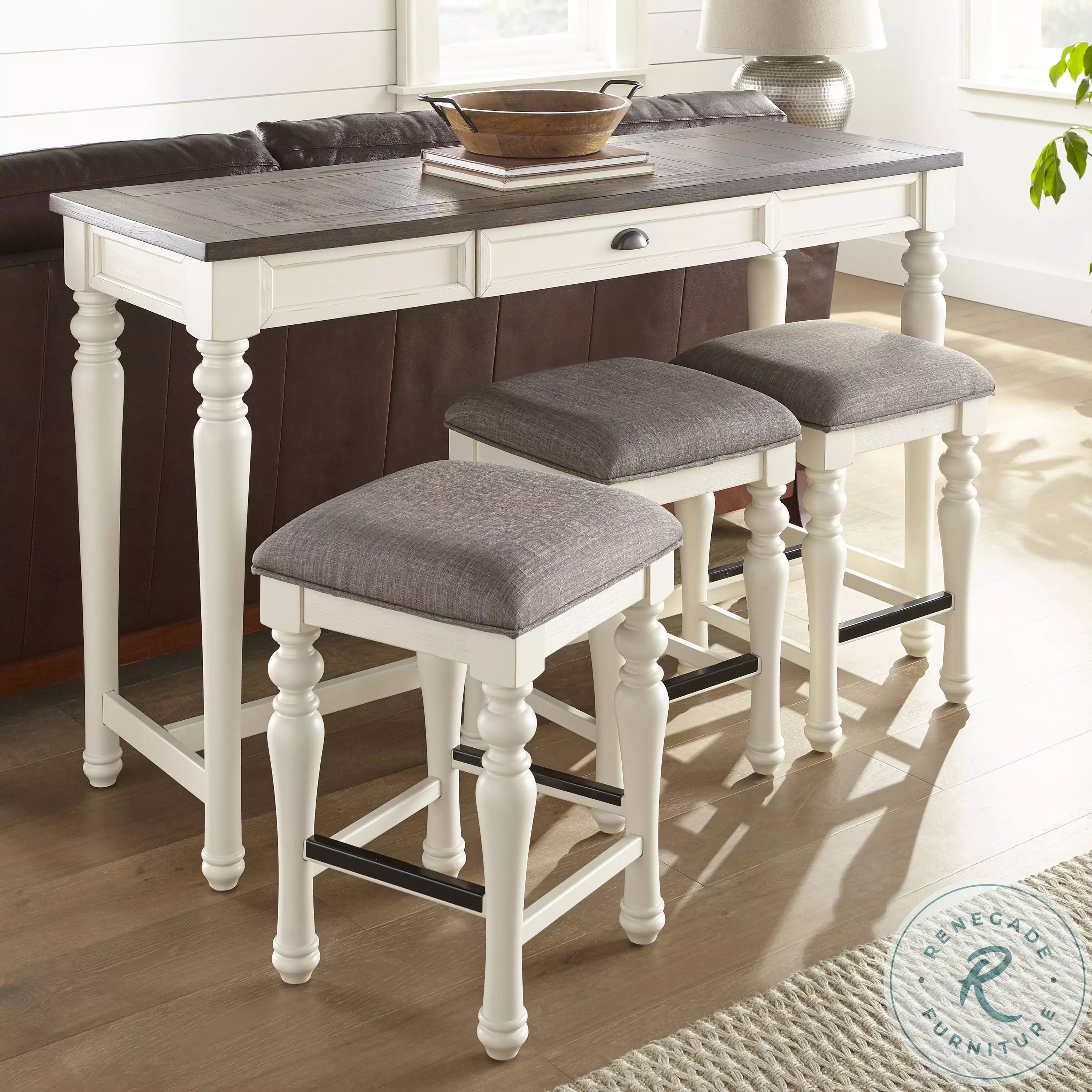 Joanna Ivory And Mocha 4 Piece Bar Set From Home Gallery Stores