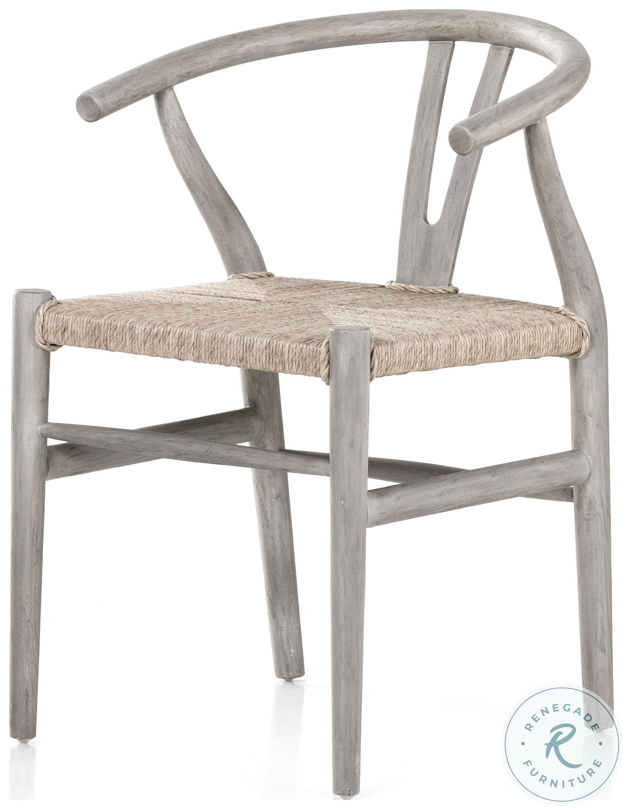 Muestra Weathered Grey Teak Dining Chair from Four Hands Coleman