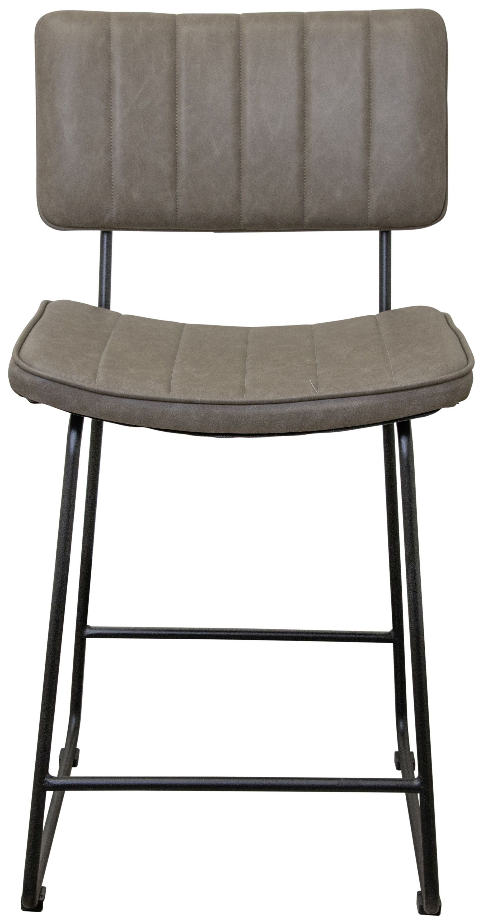 Tribeca Gray Upholstered Counter Height Stool From Steve Silver