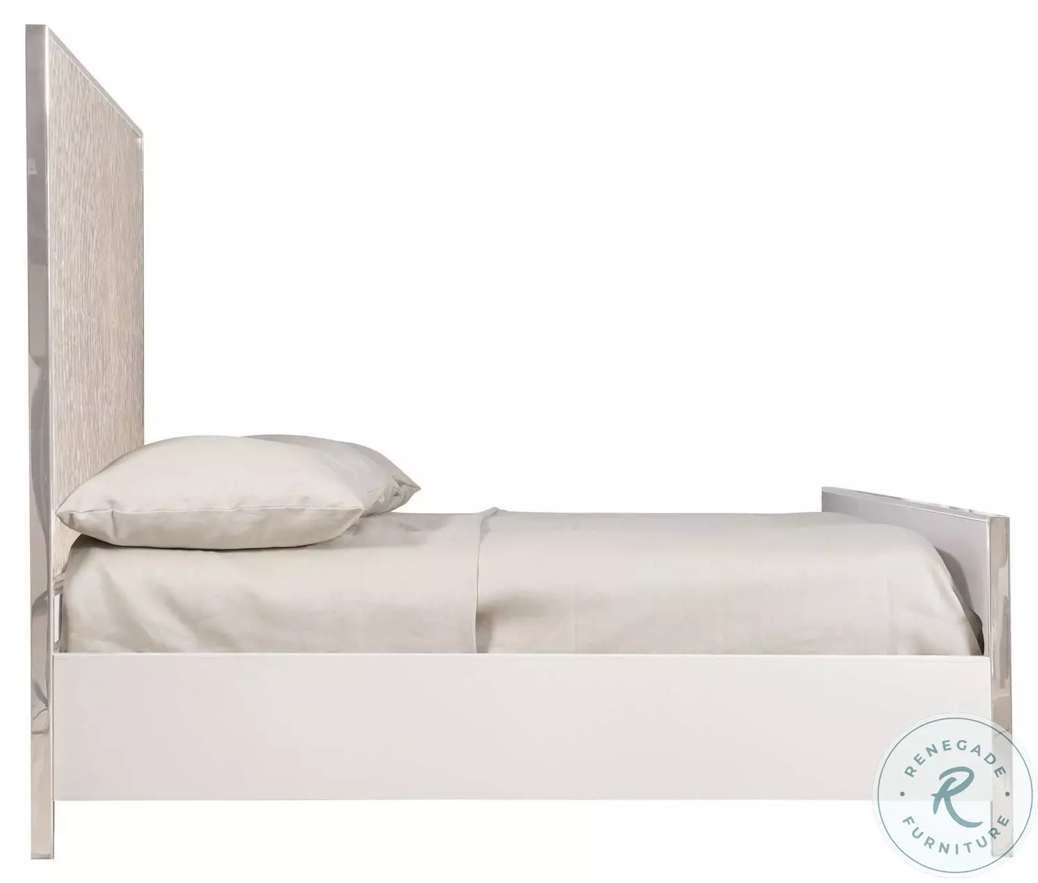 Helios Pure White Capiz Shell And Polished Stainless Steel