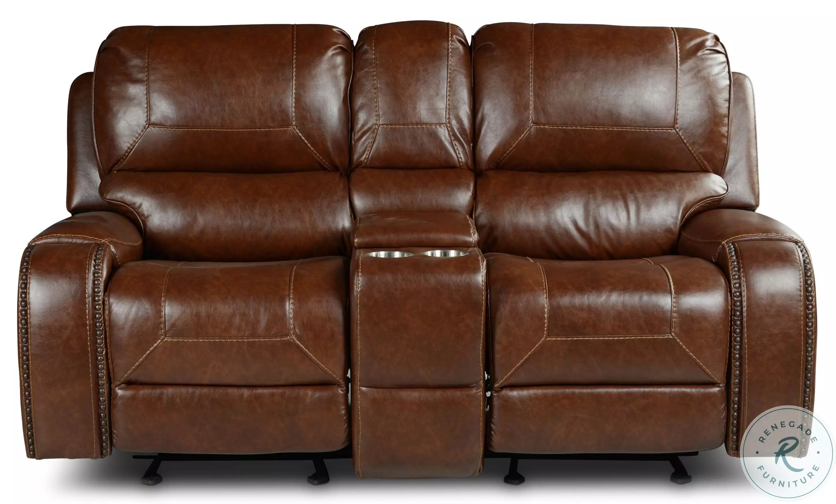 Keily Brown Manual Glider Recliner Loveseat from Steve Silver