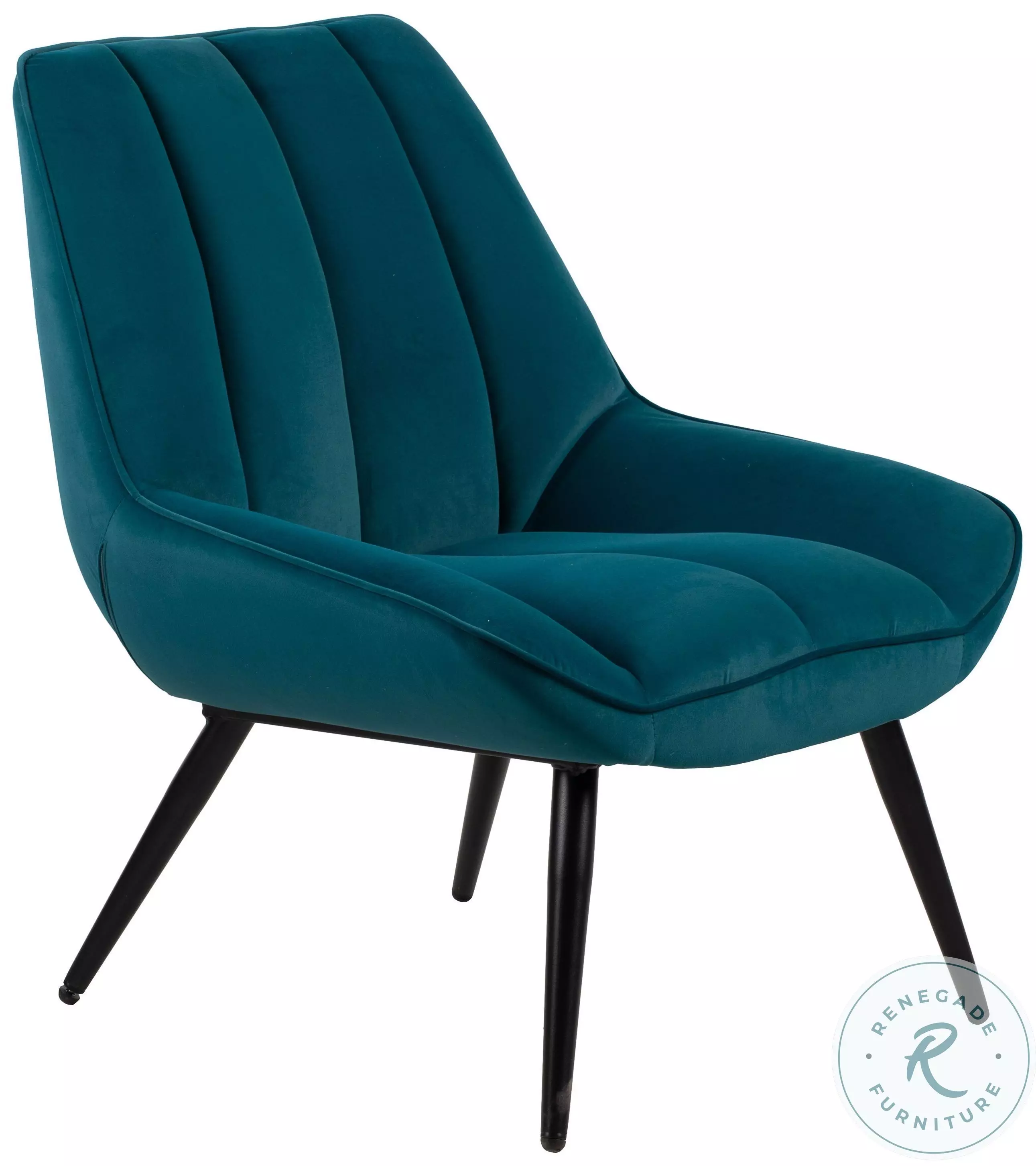 Astrid Green Velvet Accent Chair From New Classic | Coleman Furniture