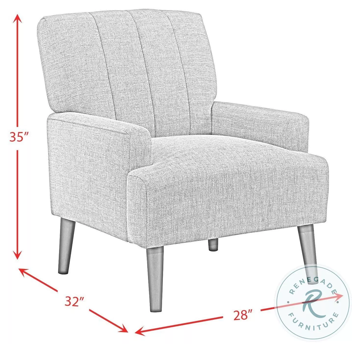 May Steel Accent Chair