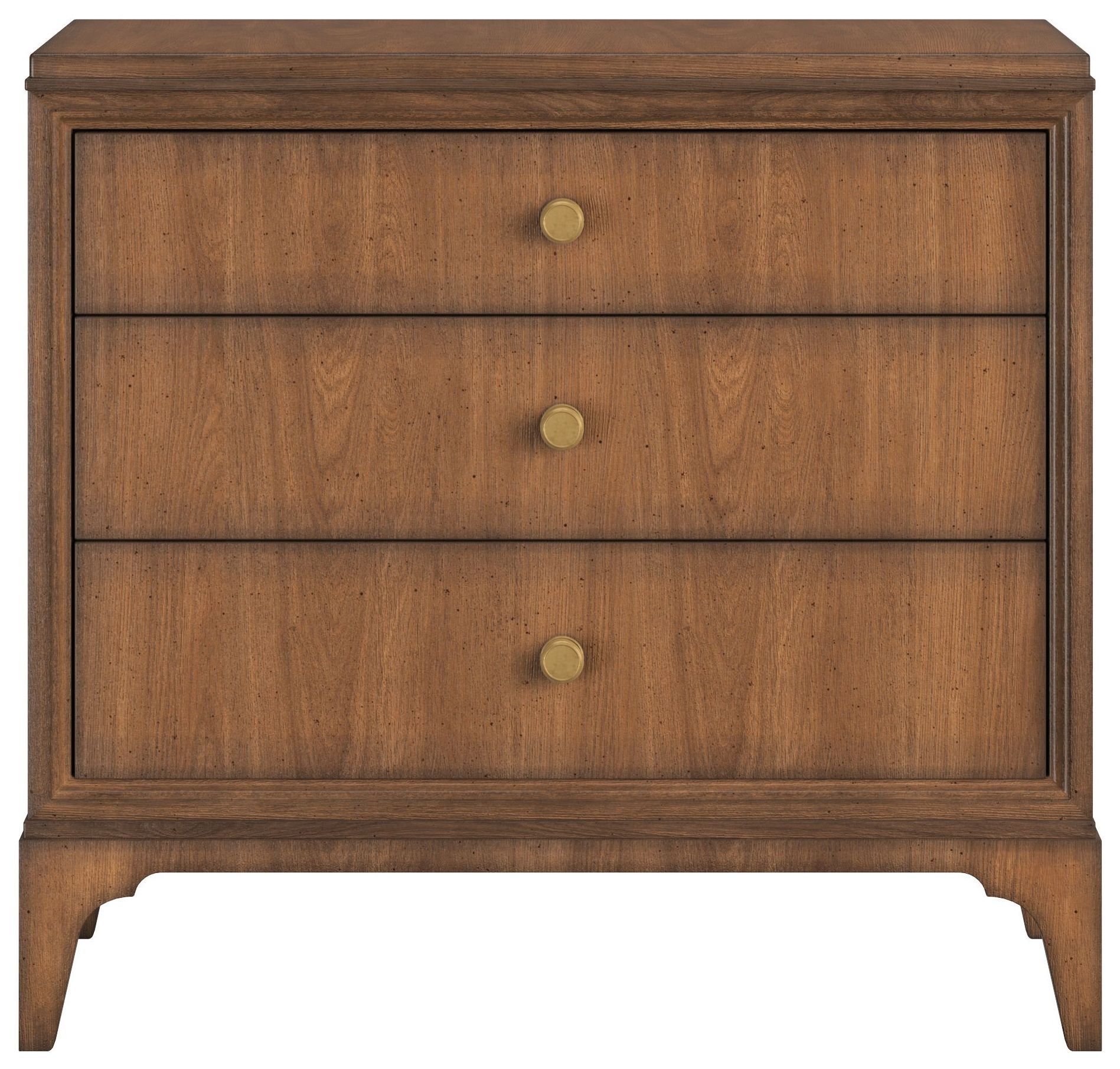 Harbor Lakeside Sepia 3 Drawer Nightstand with USB Charging from ART ...
