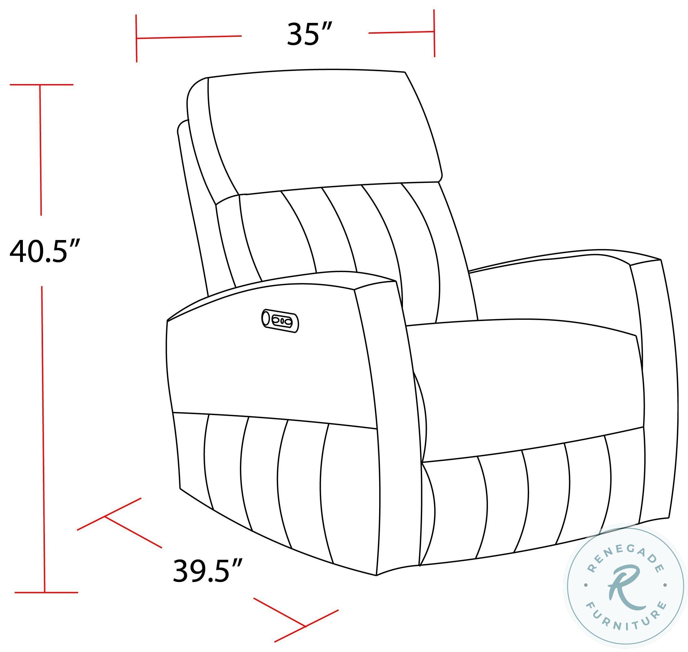 Rebel Dianna Ivory Power Recliner From Parker Living Coleman Furniture