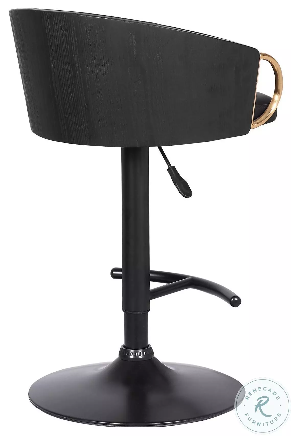 BRUNT Golden arm ブラック　ブラント　ゴールデンアーム Black leather bracelet with gold-plated forged carbon – Gemini