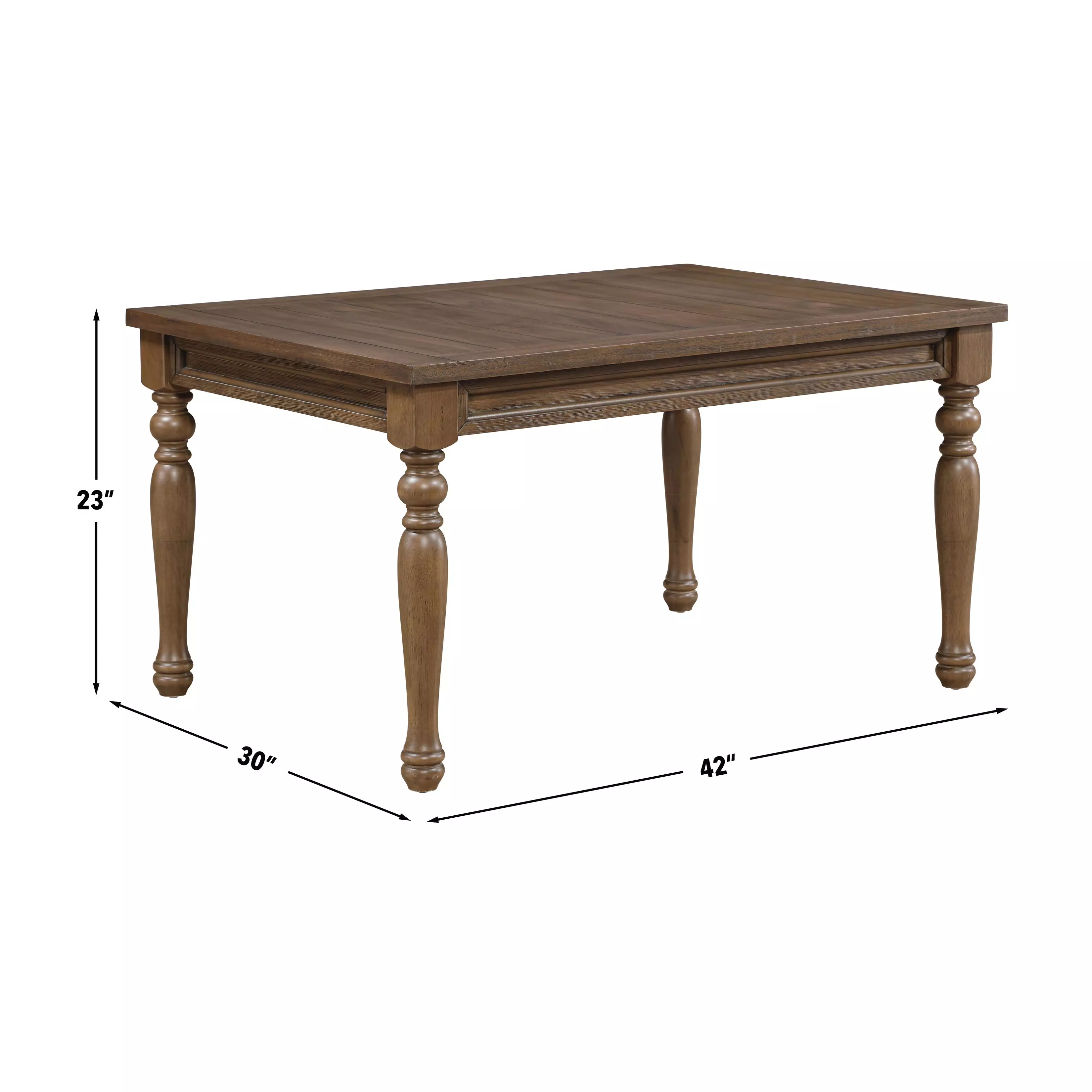 Joanna Brown 42" Rectangular Kids Dining Table