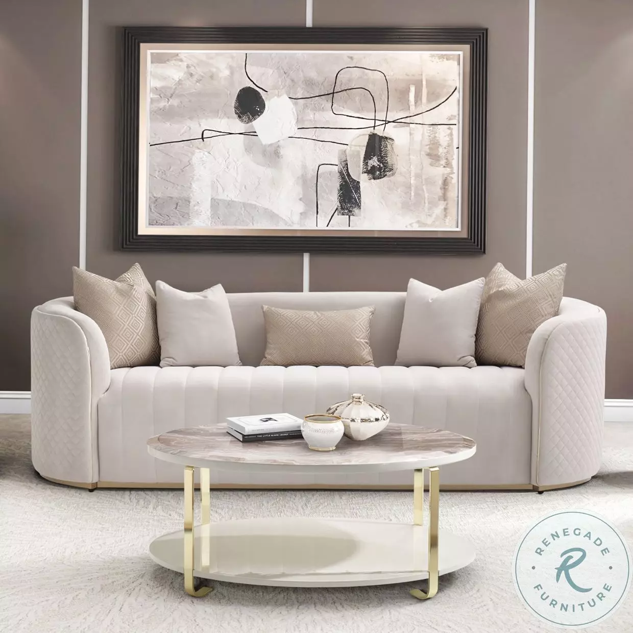 Arienna Beige Sofa From Casa Luxe | Coleman Furniture