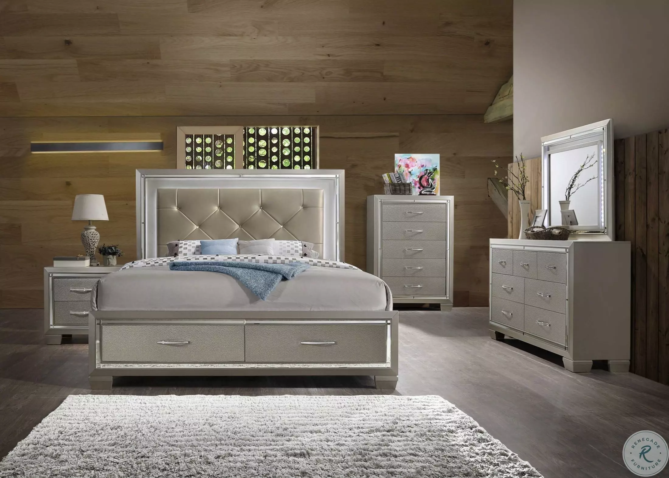 Glamour Champagne Dresser