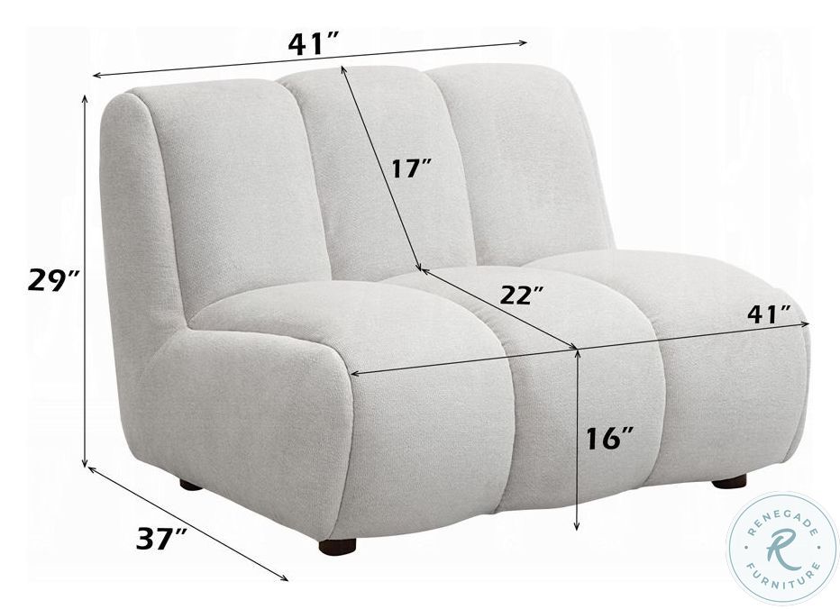 Manilla Ivory White Linen Chair