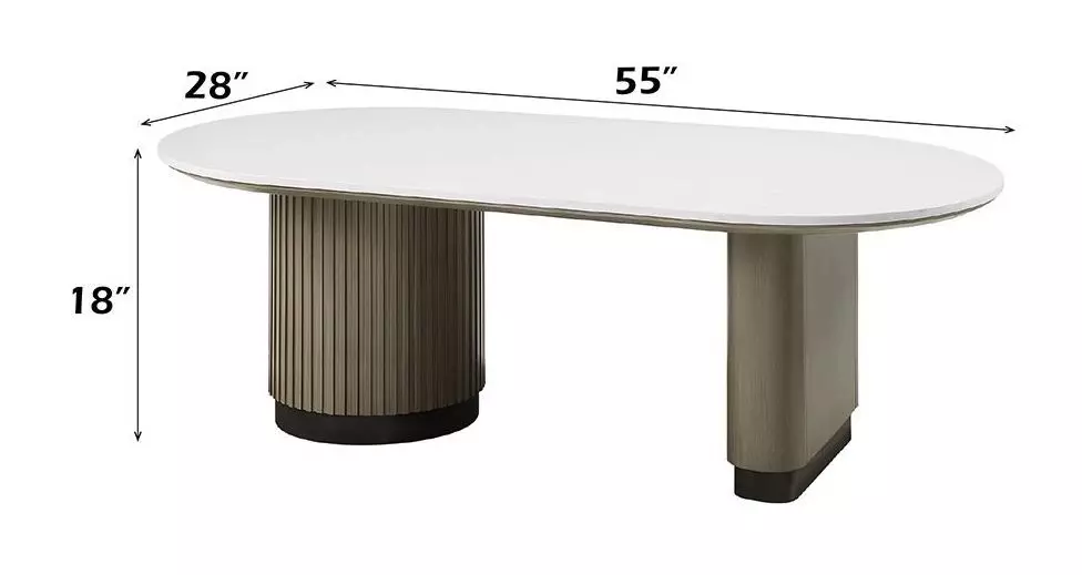 Clayten Light Oak Rectangular Cocktail Table