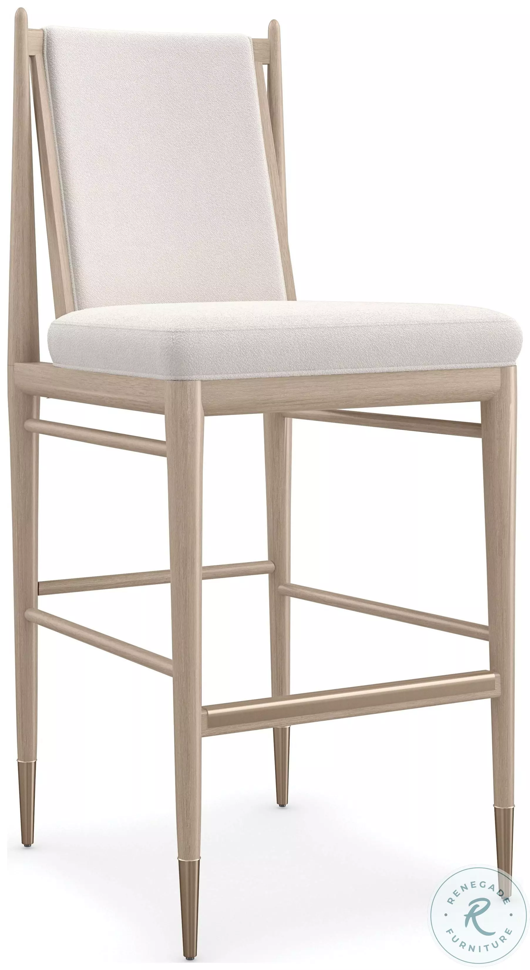 Unity Sun Drenched Oak And Cream Bar Stool From Caracole | Coleman ...