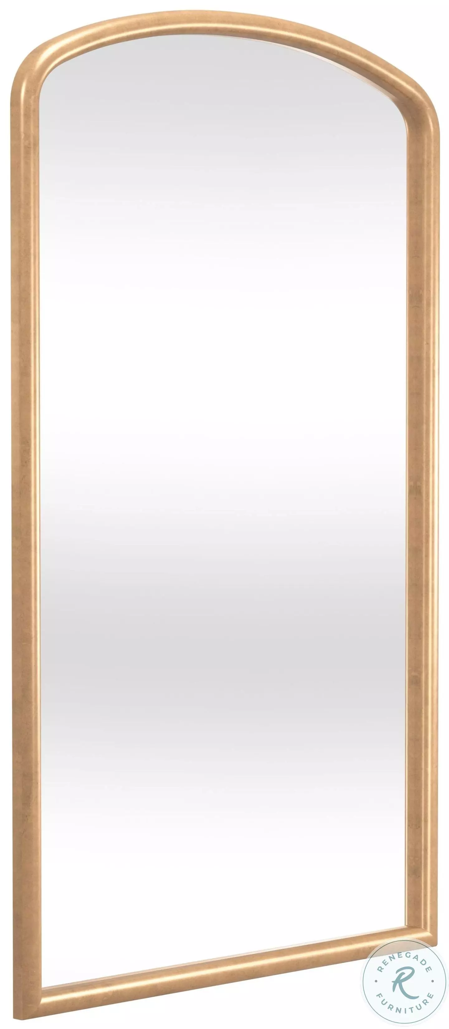 Chrome Brookings Leaner Mirror from Bassett Mirror | Coleman Furniture