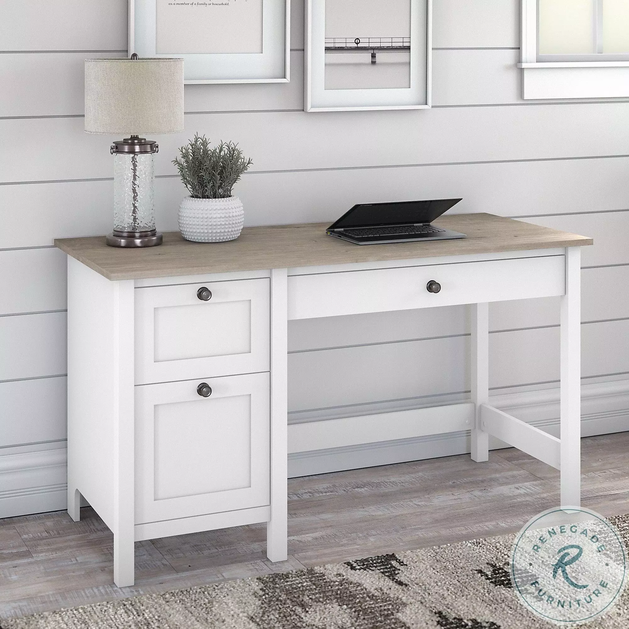 Mayfield Shiplap Gray and Pure White 54