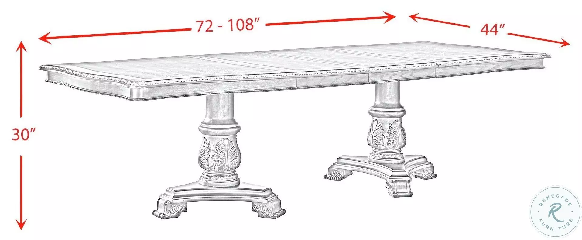 Denali Rich Walnut Extendable Dining Table