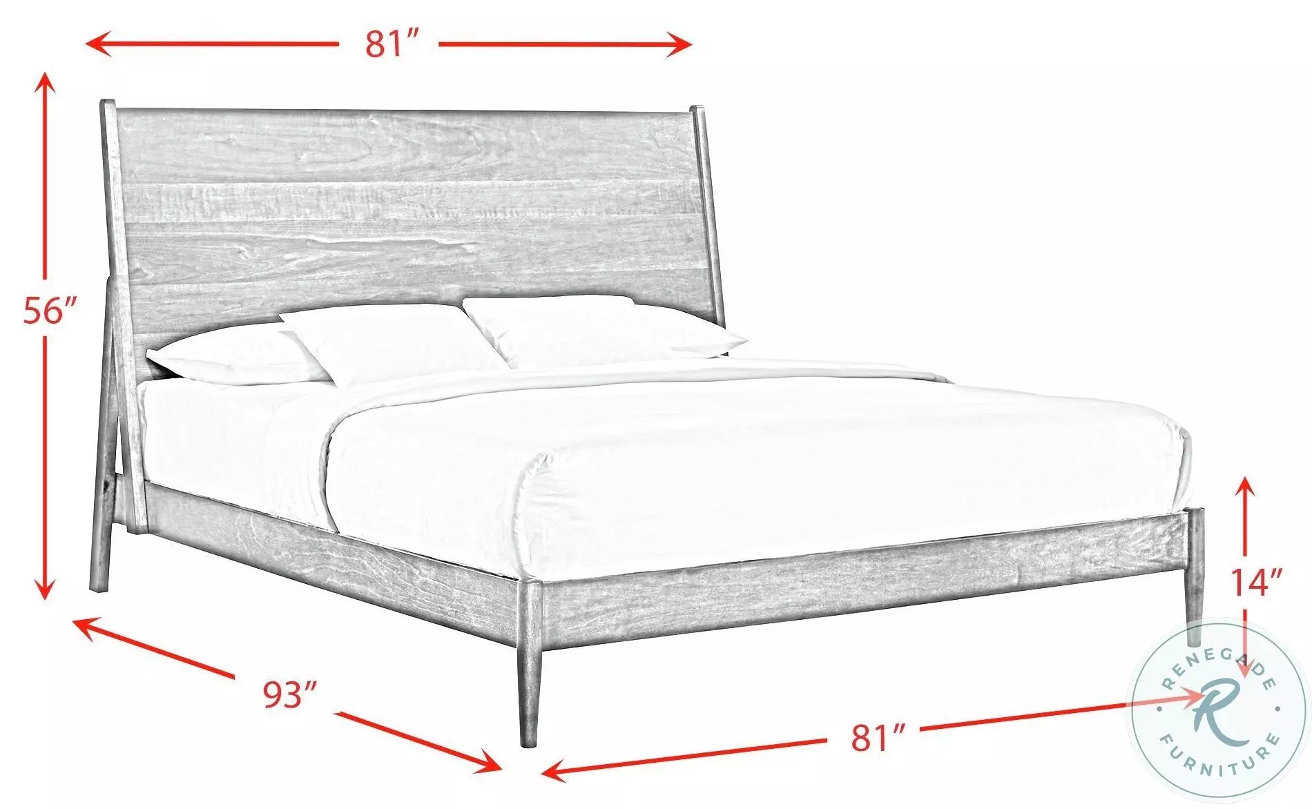 Zuma Walnut King Panel Bed