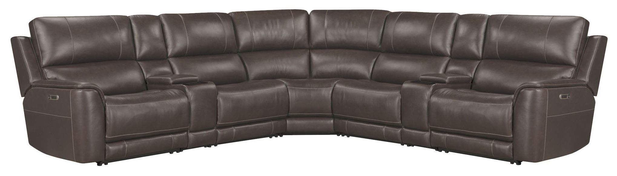 Easton Steamboat Brown Leather Zero Gravity Modular Power