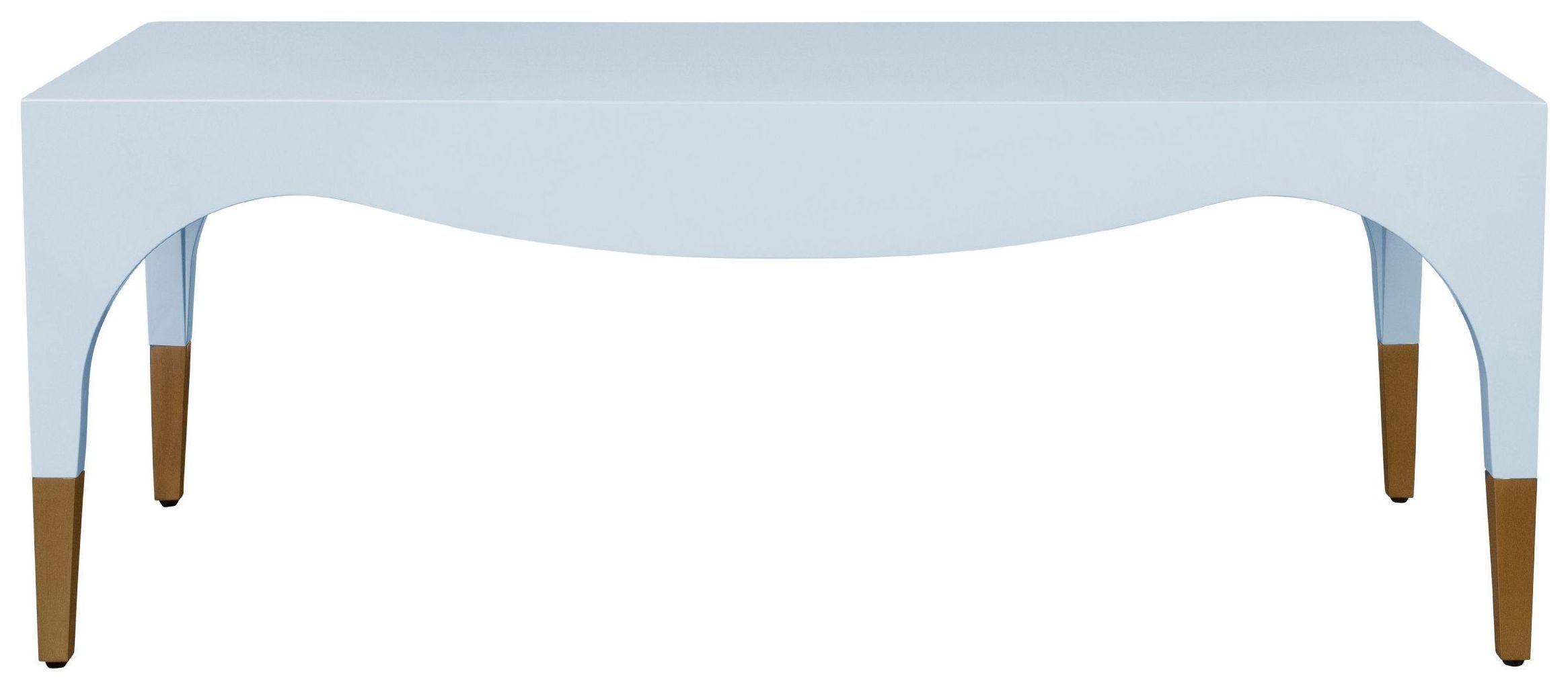 Medina Light Blue Rectangular Coffee Table From World Aways | Coleman ...