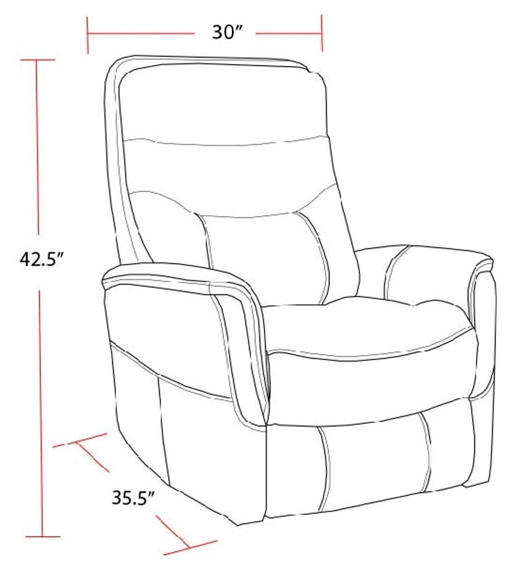 Gemini Ice Manual Swivel Glider Recliner