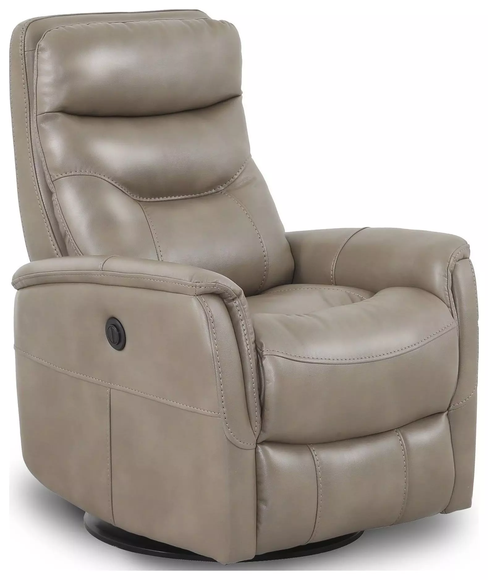 Parker Living Single Piece 90% Polyester, 10% Pu Gemini - Linen Power Swivel Glider Recliner - Beige