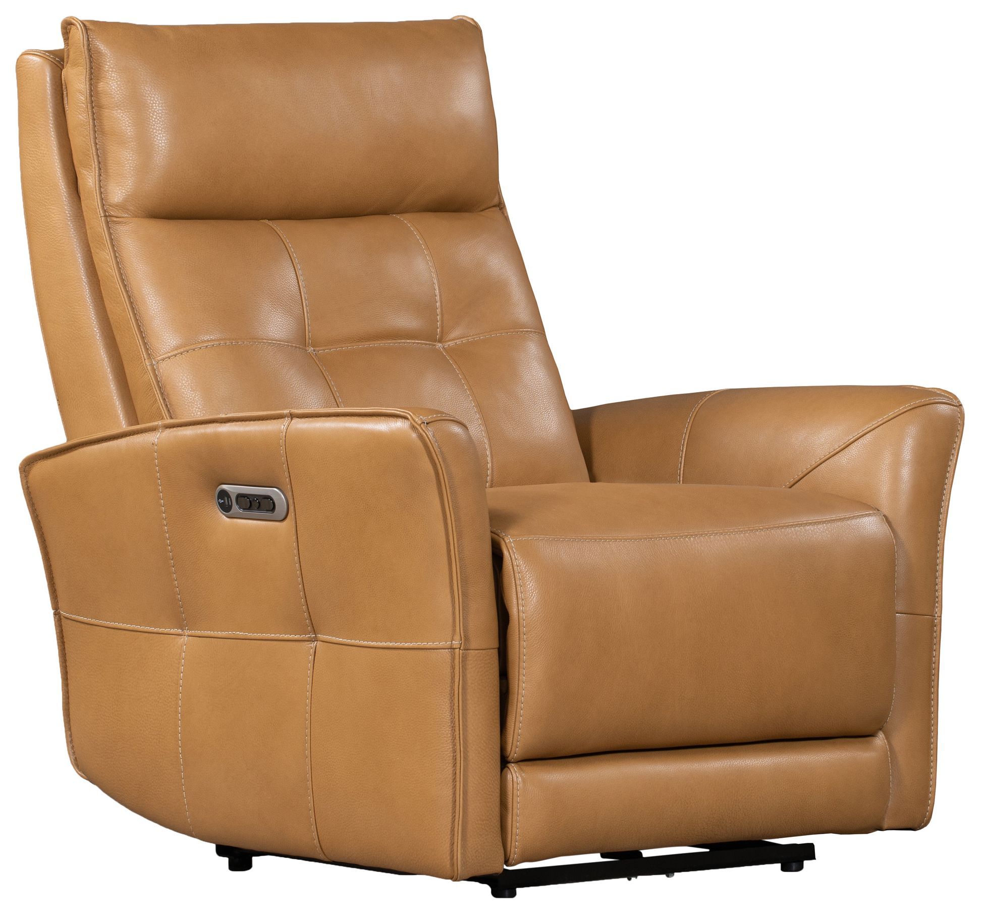 Gershwin Lucca Butterscotch Power Recliner with Zero Gravity From