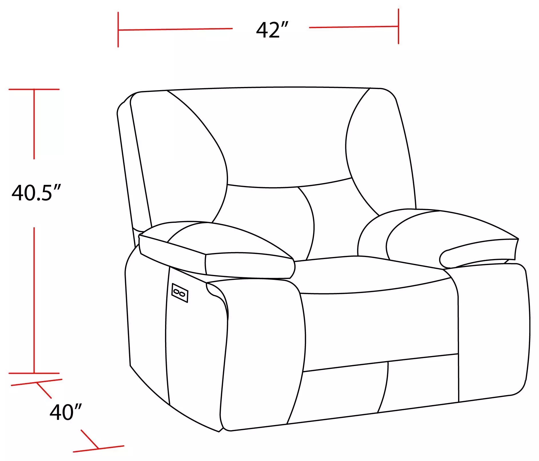Gladiator Cobalt Zero Gravity Power Recliner