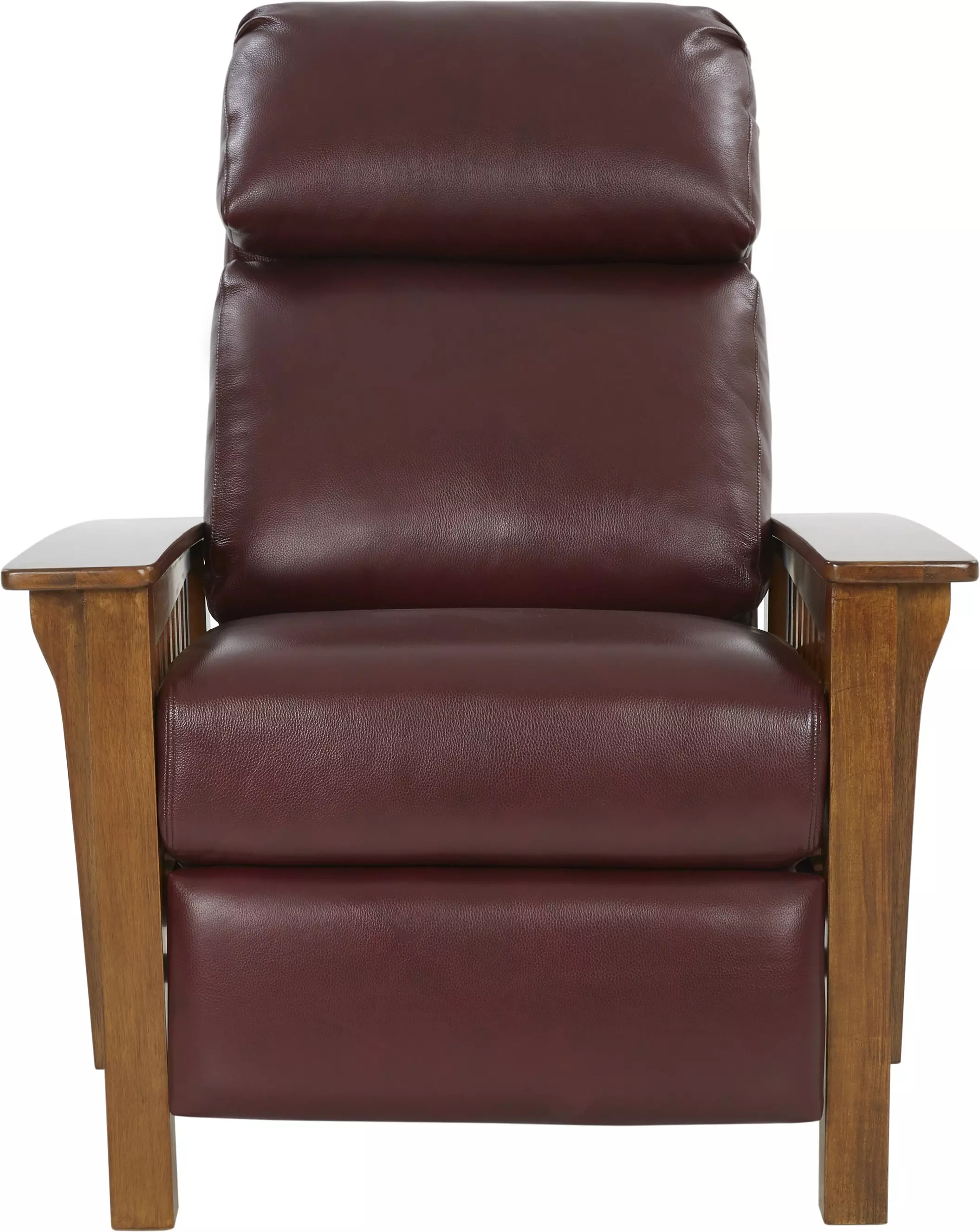 シャンソンセラムルタン Mission Marisol Cabernet Leather Recliner From Barcalounger