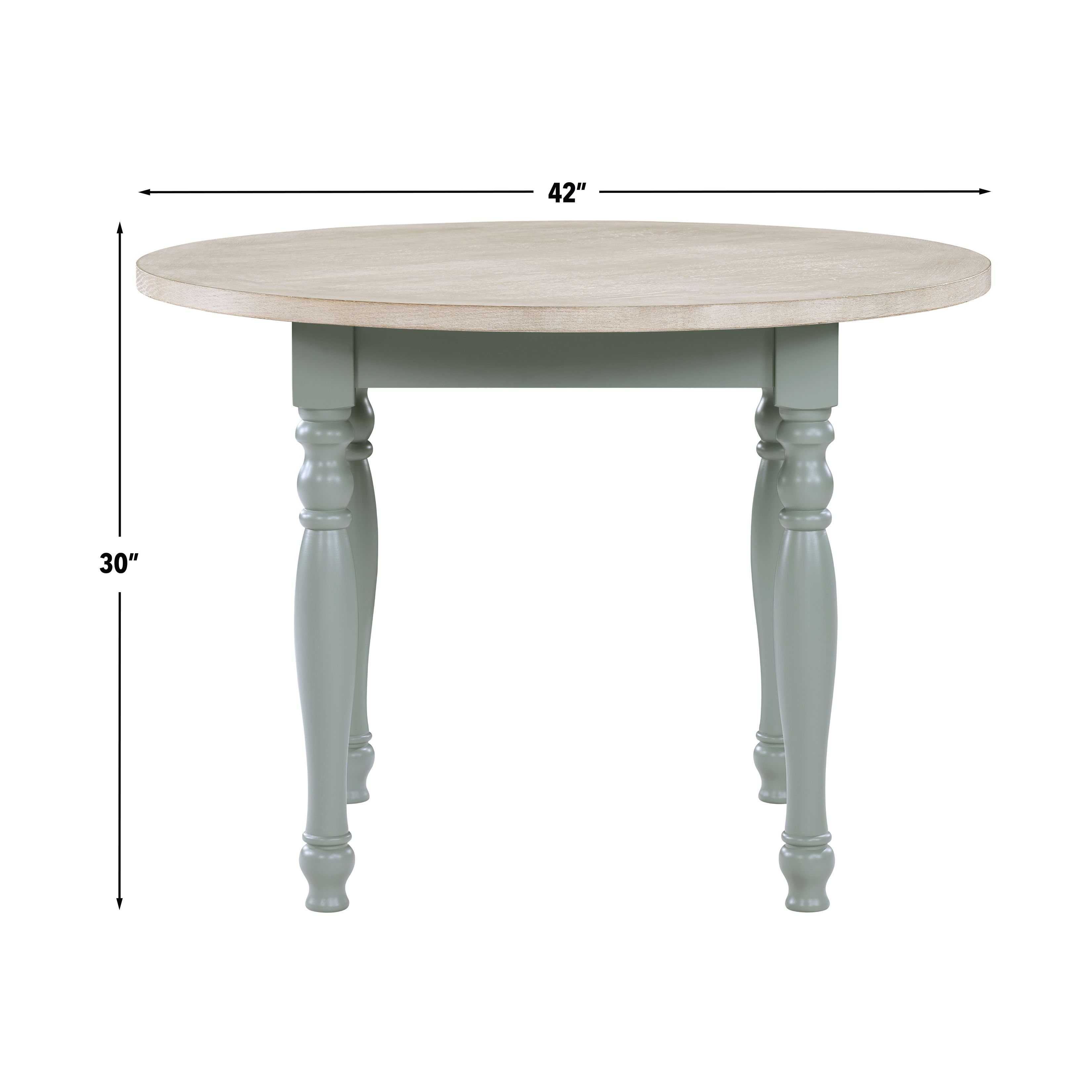Darcy Green 42" Round Dining Table