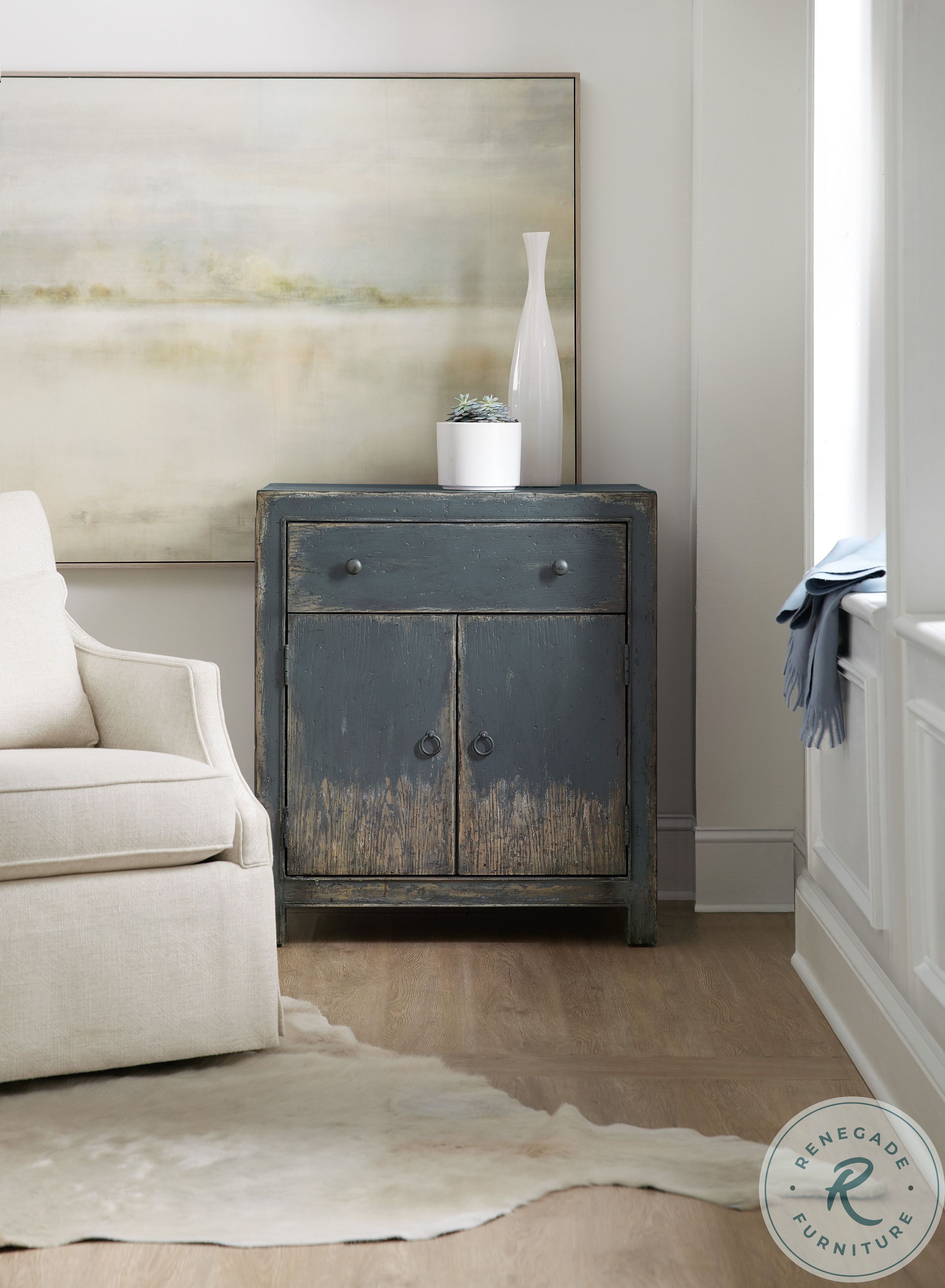 Boheme Blue Castelle Accent Chest from Hooker Coleman Furniture