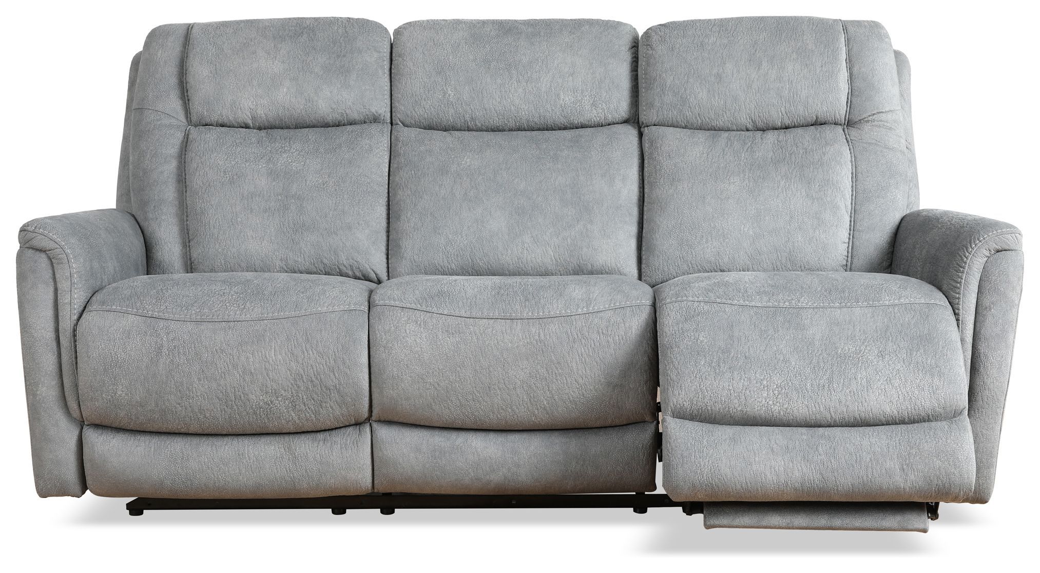 guernika グレー XXL バンビ Linus Hudson Grey Zero Gravity Power Reclining Sofa From Parker