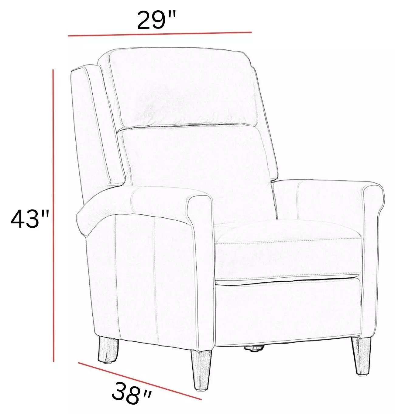 Northfield Lotus Cream Leather Power Recliner