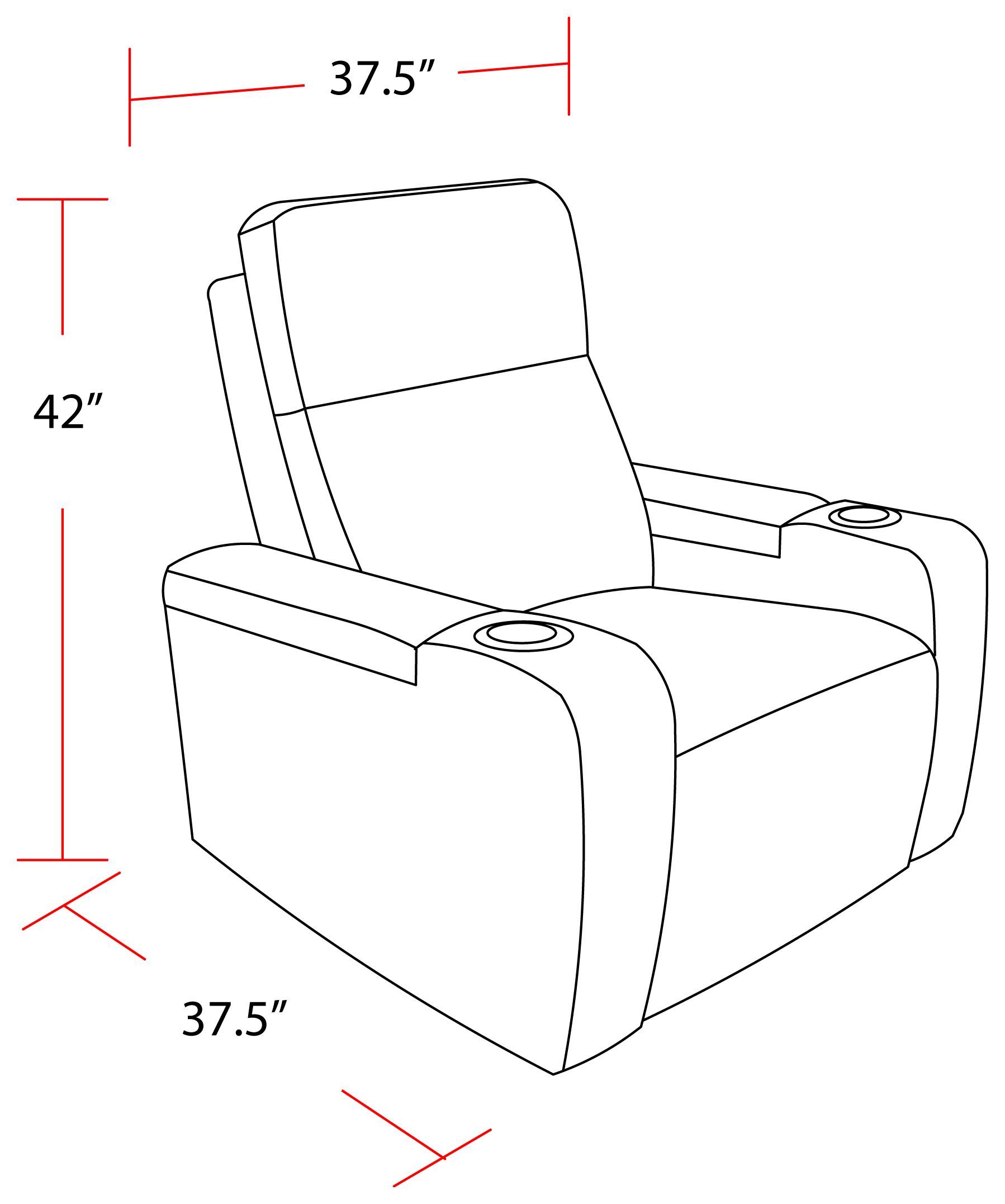 Orpheus Bisque Performance Fabric Power Recliner