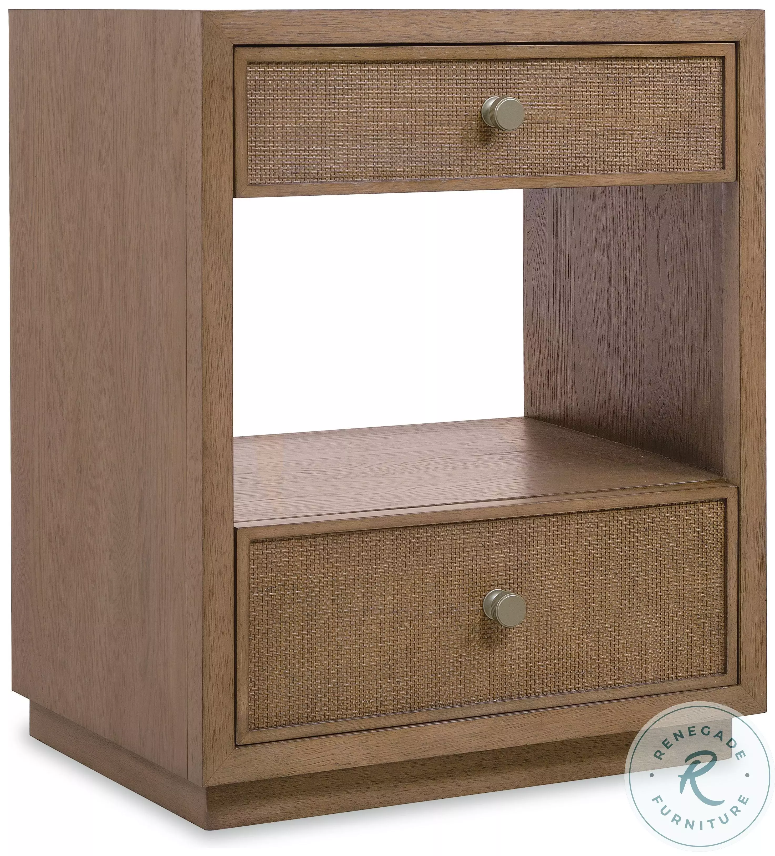 Sonnet Light Earth Tone 2 Drawer Nightstand From Hooker | Coleman Furniture