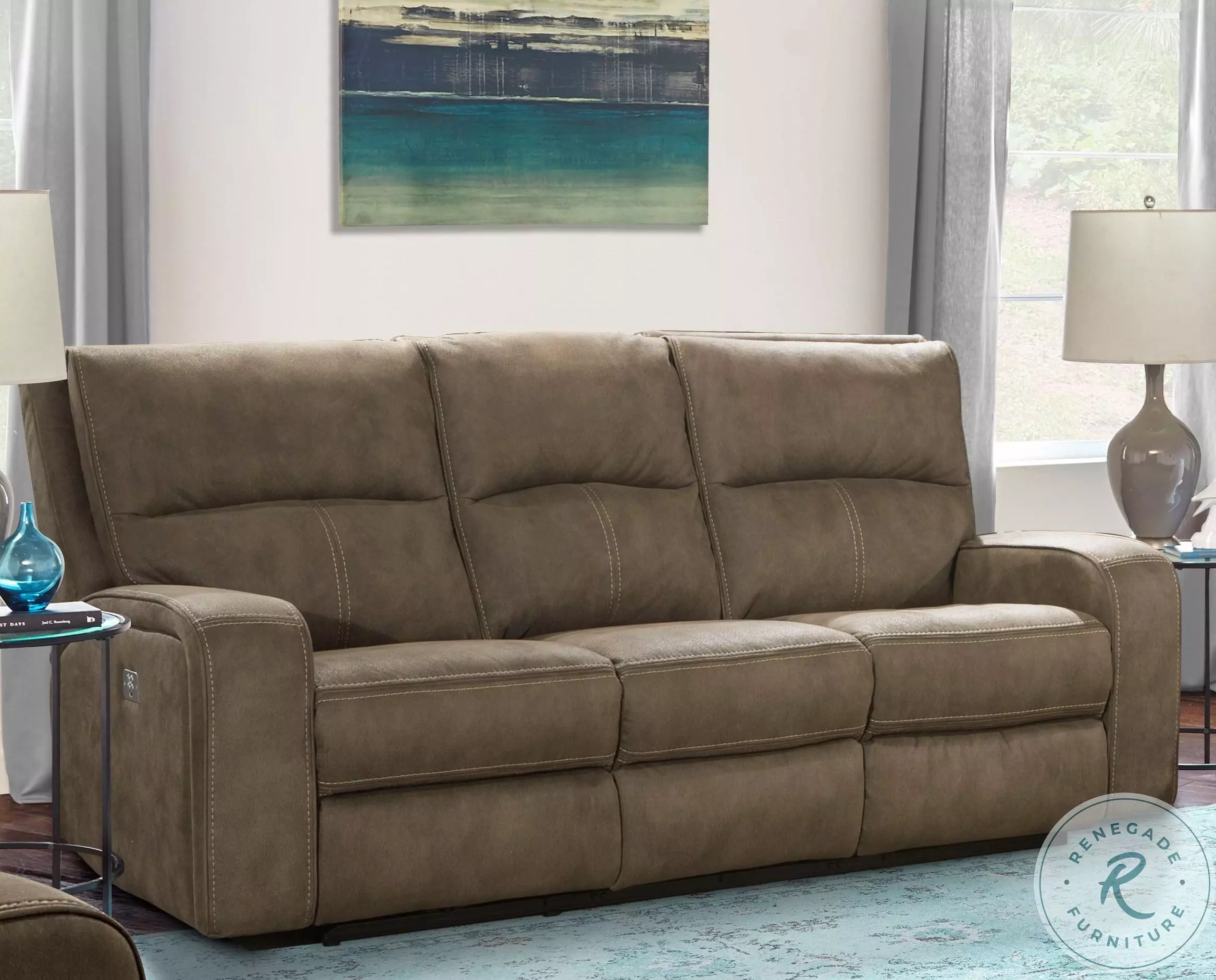 Polaris Kahlua Dual Power Reclining Sofa from Parker Living