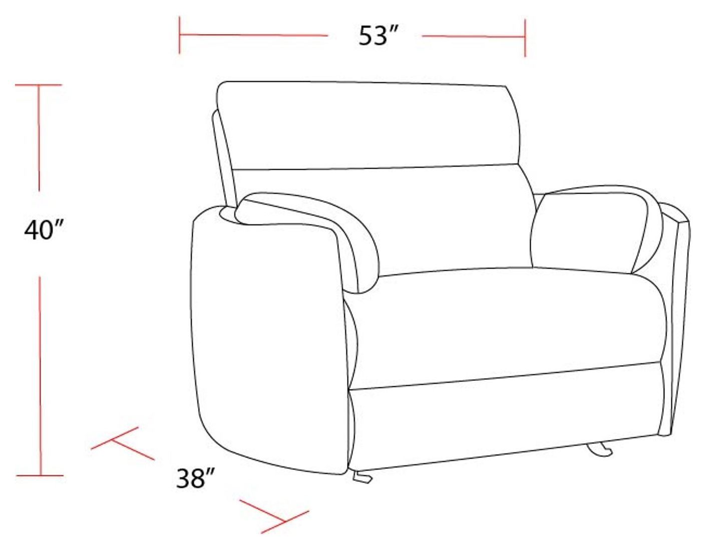 Radius Xl Mega Grey Power Glider Recliner