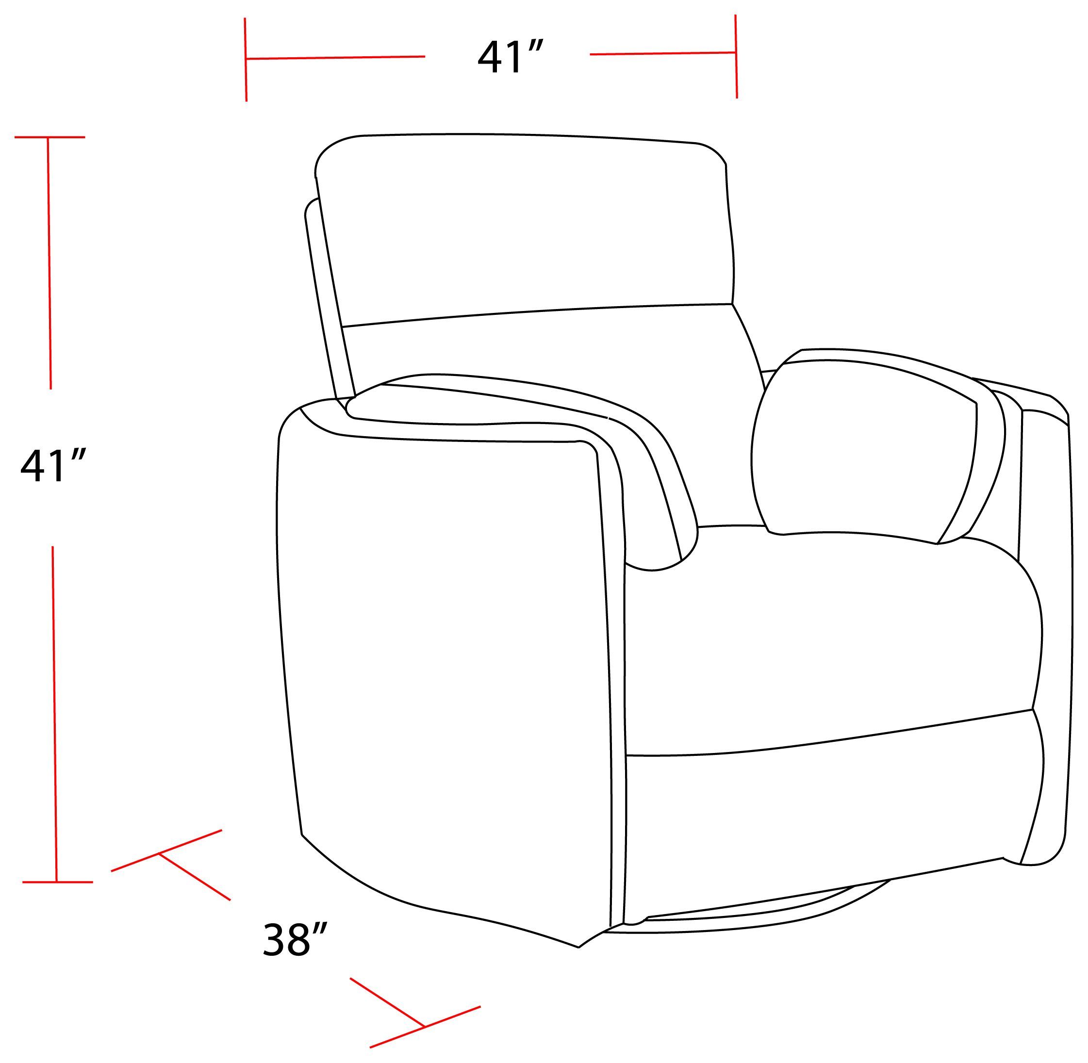 Radius Mineral Swivel Glider Power Recliner